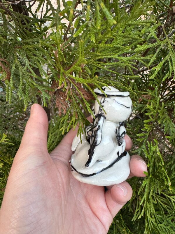 Miniature Porcelain Angel with Violin and Lamb - Image 6