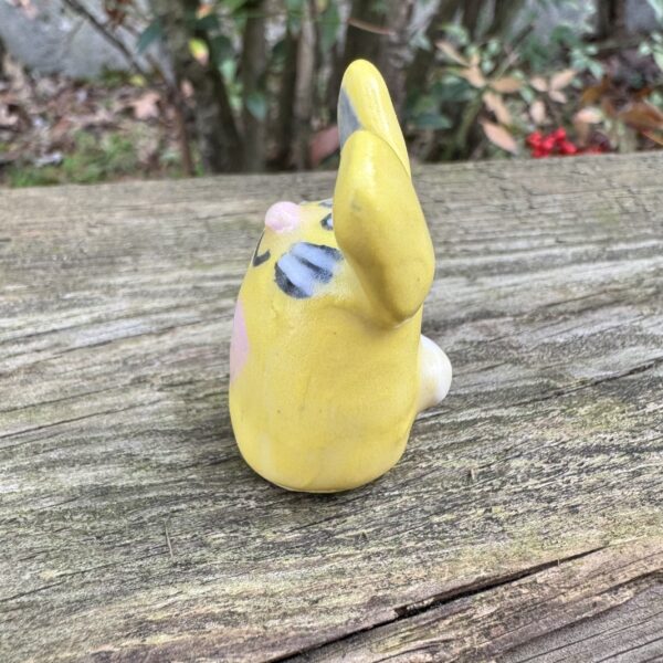 Miniature Yellow Ceramic Bunny - Image 6